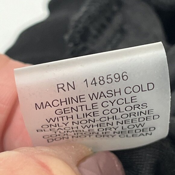 Universal Standard Stephanie Wide Leg Ponte Womens XS 10-12 Black Snap Leg Hem - Picture 9 of 9